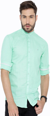 

Fifty Two Men's Solid Casual Blue Shirt