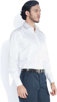 

Raymond Men's Solid Formal Dark Blue Shirt