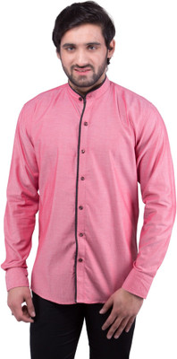 

Tag & Trend Men's Solid Casual Red Shirt, Lava red