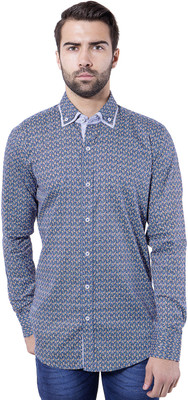 Tag & Trend Men Printed Casual Blue Shirt