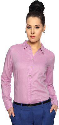 

Annabelle Women' Solid Formal Pink Shirt