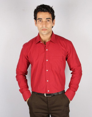 

Stori Men's Solid Casual Red Shirt