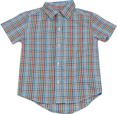 

The Children's Place Boys Checkered Casual Multicolor Shirt, Fm