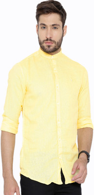 

Fifty Two Men's Solid Casual Beige Shirt