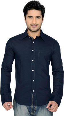 

Thinc Men's Solid Casual Dark Blue Shirt, Navy