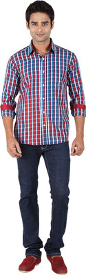Trendster Men's Checkered Casual Multicolor Shirt