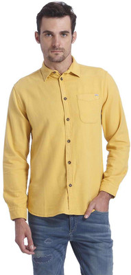 

Jack & Jones Men's Solid Casual Yellow Shirt, Sauterne