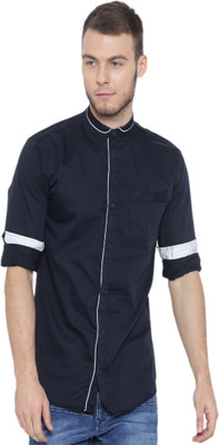 

Fifty Two Men's Solid Casual Blue Shirt