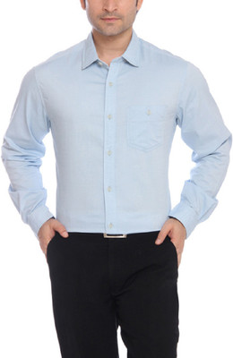

ColorPlus Men's Solid Formal Shirt, Blue