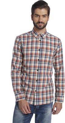 

Jack & Jones Men' Checkered Casual Red Shirt