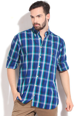 

Gant Men's Checkered Casual Blue Shirt, Gre03