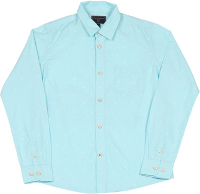

Indian Terrain Boys Printed Casual Light Blue Shirt, Aqua