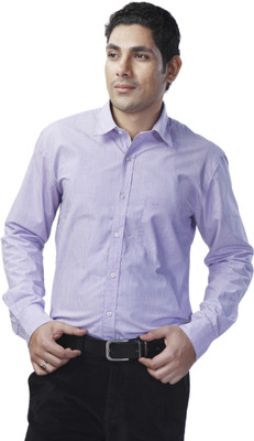 

Spaky Men's Solid Casual Purple Shirt