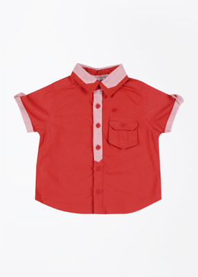 

FS Mini Klub Women Printed Casual Red Shirt, Cherry
