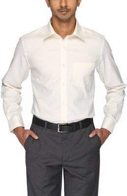 

Park Avenue Men's Solid Formal Auto Fit Collar Shirt, Yellow