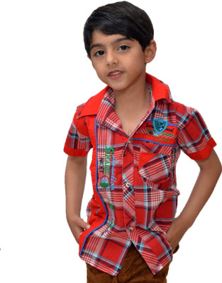 

Crux & Hunter Boy's Checkered Casual Multicolor Shirt