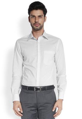 

Raymond Men's Solid Formal White Shirt