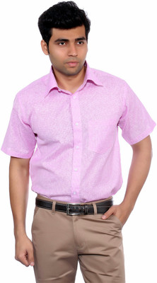 

Studio Nexx Men's Woven, Checkered Formal Purple Shirt, Lavender