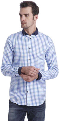 

Jack & Jones Men's Checkered Casual Blue Shirt, Royal blue