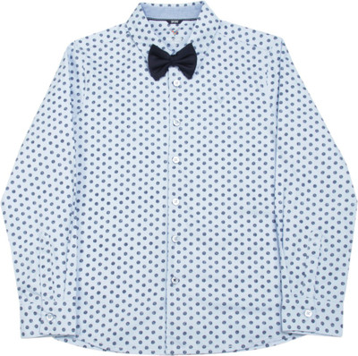 

Allen Solly Junior Boys Printed Casual Light Blue Shirt
