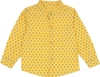 

Life by Shoppers Stop Boys Self Design Casual Yellow Shirt