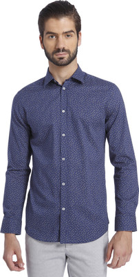 

Jack & Jones Men' Polka Print Casual Blue Shirt