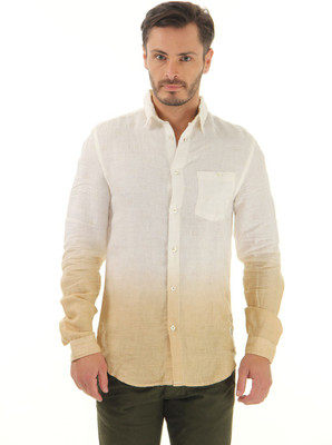 

Jack & Jones Men's Solid Casual White Shirt, Beige