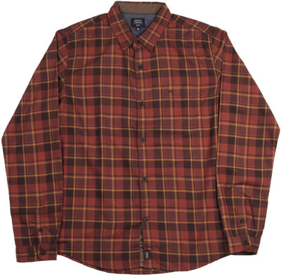

Indian Terrain Boys Checkered Casual Maroon Shirt, Rust
