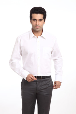 

Raymond Men's Solid Formal Regular Collar Shirt, White