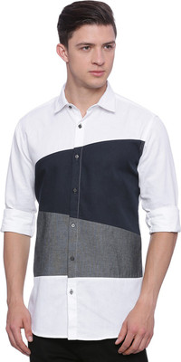CAMPUS SUTRA Men Striped Casual Multicolor Shirt