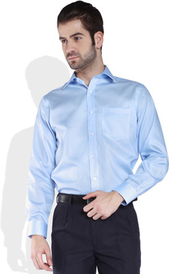 

Park Avenue Men's Solid Formal Yellow Shirt