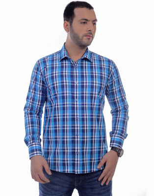 

Zeal Men's Checkered Formal Shirt, Multicolor