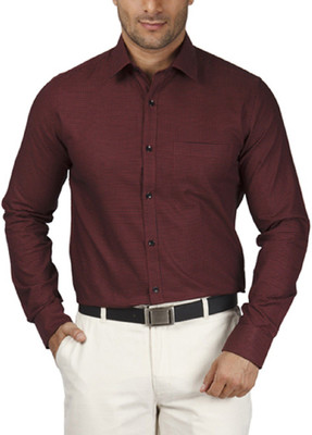 

Raymond Men's Checkered Formal Red Shirt