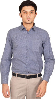 

Kriss Men' Solid Casual Grey Shirt, Grey blue