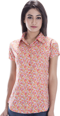 

Amadore Women's Floral Print Casual Shirt, Multicolor