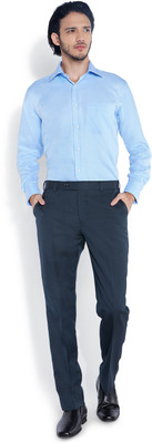 

Raymond Men's Solid Formal Blue Shirt, Medium blue