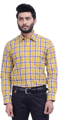 

Hoffmen Men's Checkered Formal Multicolor Shirt