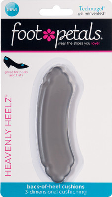 

Foot Petals Foot Petals Technogel Heavenly Heel Gel Heel Liner Regular, Orthotic Shoe Insole(Gray)