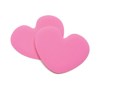 

Foot Petals Tip Toes - Pink Heart PU Foam Ball of Foot Regular, Orthotic Shoe Insole(Pink)