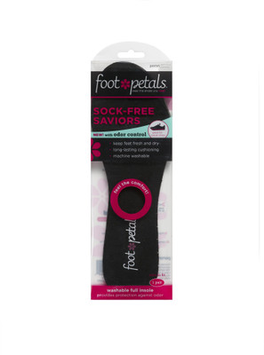 

Foot Petals Foot Petals Sock Free Saviors - Black PU Foam Full Length Regular, Orthotic Shoe Insole(Black)