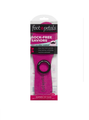 

Foot Petals Foot Petals Sock Free Saviors - Glam Pink PU Foam Full Length Regular, Orthotic Shoe Insole(Pink)