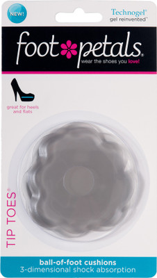 

Foot Petals Foot Petals Technogel Tip Toe Gel Ball of Foot Regular, Orthotic Shoe Insole(Gray)