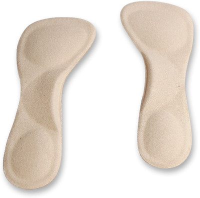 Importikah Half Front Cushioned Insole Fabric Ball of Foot Regular Shoe Insole(Black)