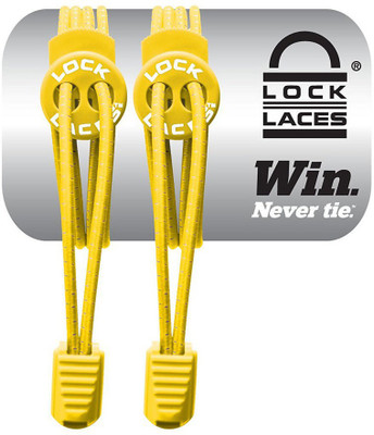 

Lock Laces Elastic Adjustable 002 Shoe Lace(YELLOW Set of 1)