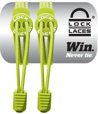 

Lock Laces Elastic Adjustable 011 Shoe Lace(GREEN Set of 1)