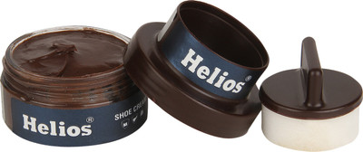 Helios SHOE CREAM(GLASS JAR)-BROWN Leather Shoe Cream(Brown)