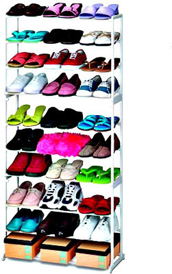 

Nrtrading Polypropylene Collapsible Shoe Stand
