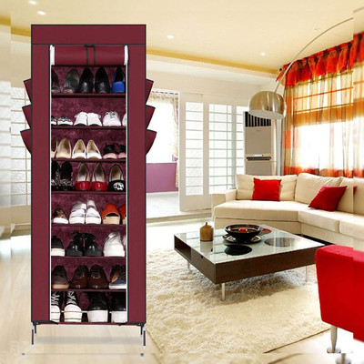

Easydeals Fabric Collapsible Shoe Stand(9 Shelves)