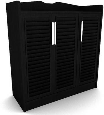 

Housefull Engineered Wood Shoe Rack(Black, 8 Shelves)