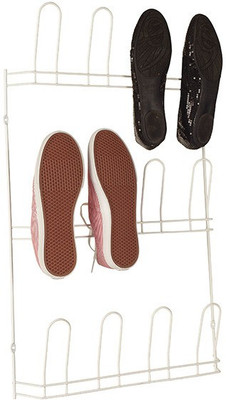 

Howards 6 Pair White Steel Collapsible Shoe Stand(White, 3 Shelves)